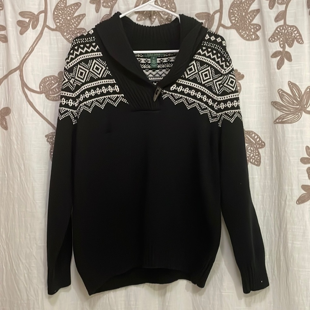 Lauren Ralph Lauren sweater with bone toggle NWOT
